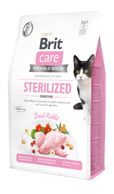 Brit Care Grain-Free Tahılsız Tavşanlı Kısırlaştırılmış Sensitive Yetişkin Kedi Kuru Maması 2 kg